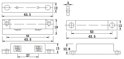 Wired Door Sensor -Surface Mount(图1)