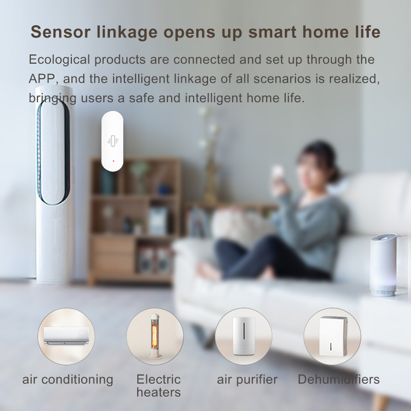 ZudSec WiFi Smart Shock sensor for Sensor linkage opens up smart home life
