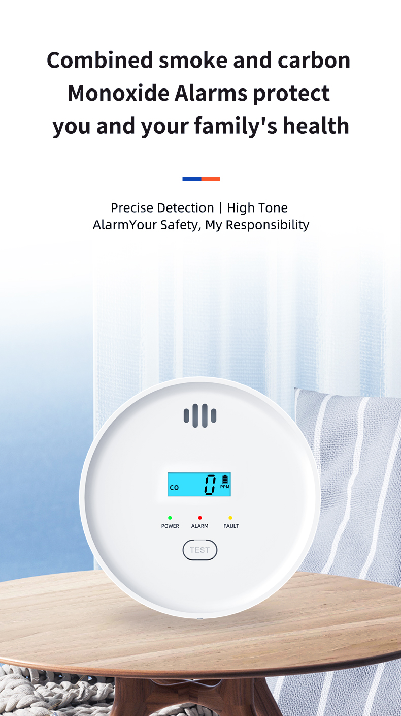ZudSec ZDD-005SC Fire Smoke & Carbon monoxide Detector