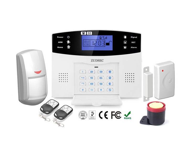 Voiced LCD GSM Alarm System