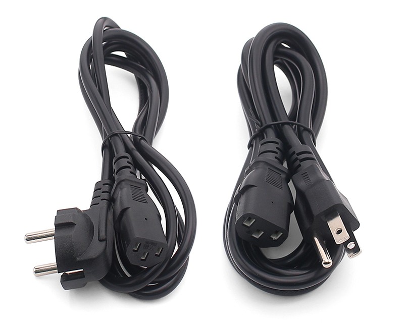 US/EU/UK-Type AC power Cable