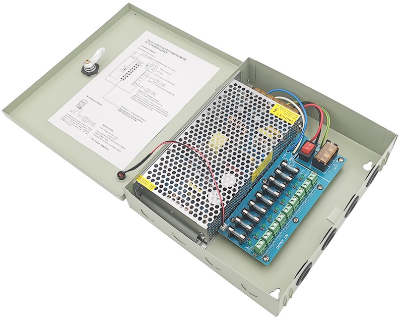 CCTV Power Supply: ZDCP-1210-9