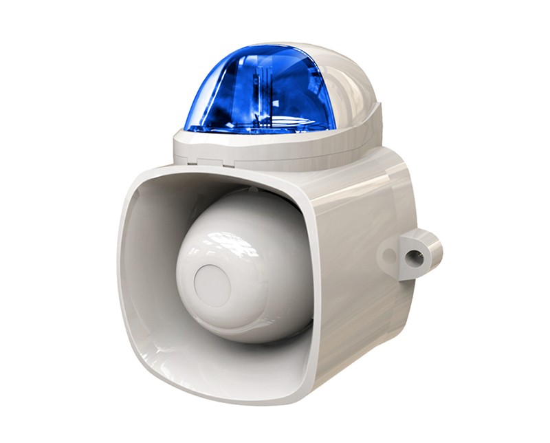 Outdoor Strobe Siren with Audio Input