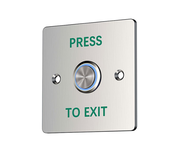 LED Stainless Steel Exit Button: ZDBT-701BL