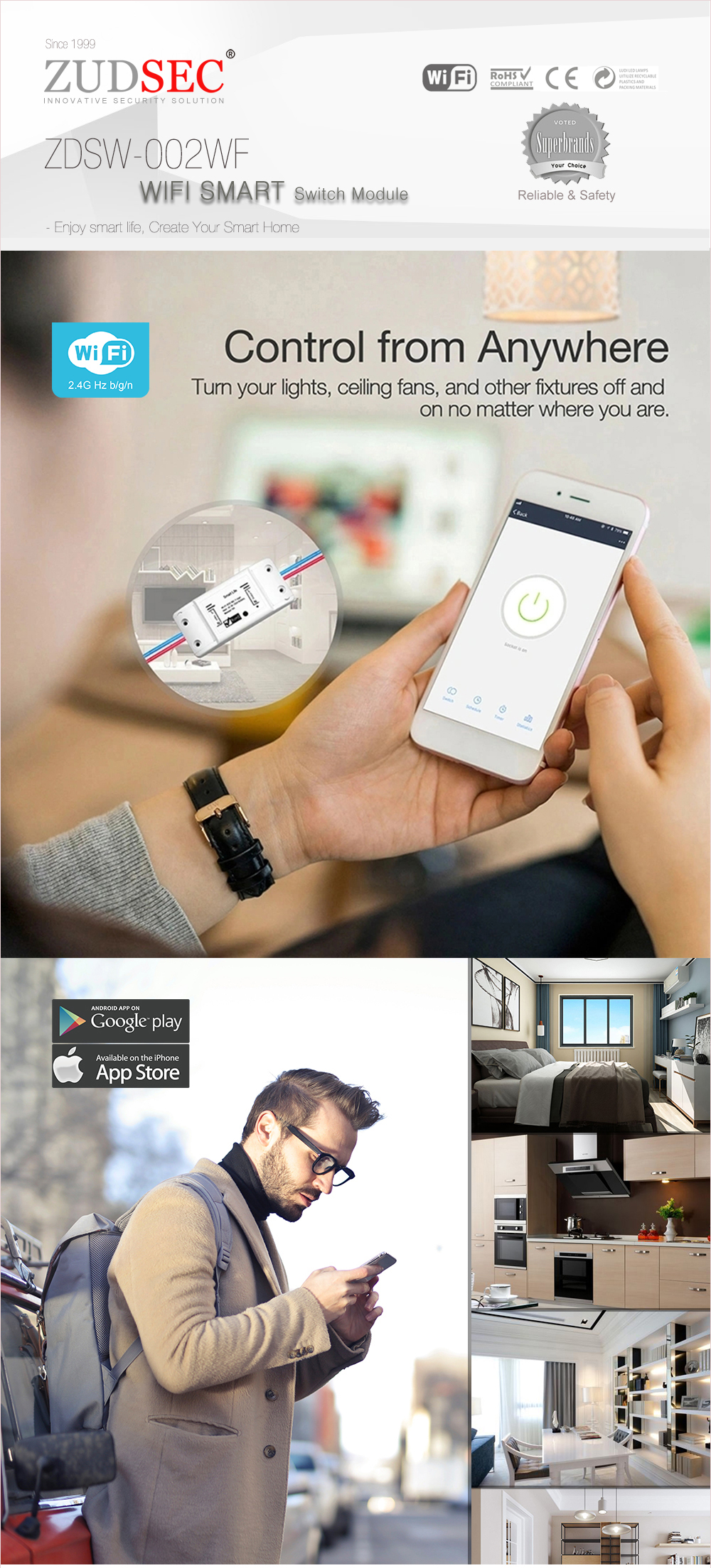  1CH WiFi Smart Switch(图1)