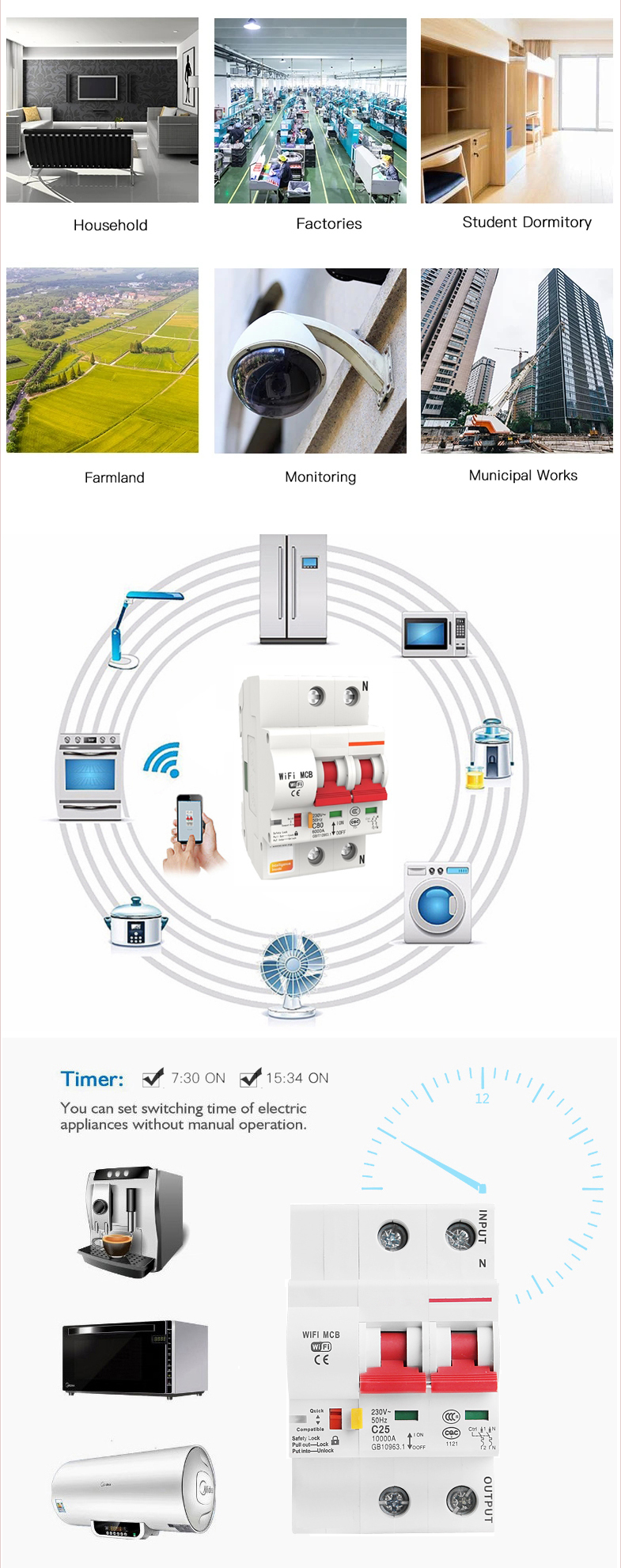 Interruptor Inteligente WIFI BAW mod IPSWIFI-10