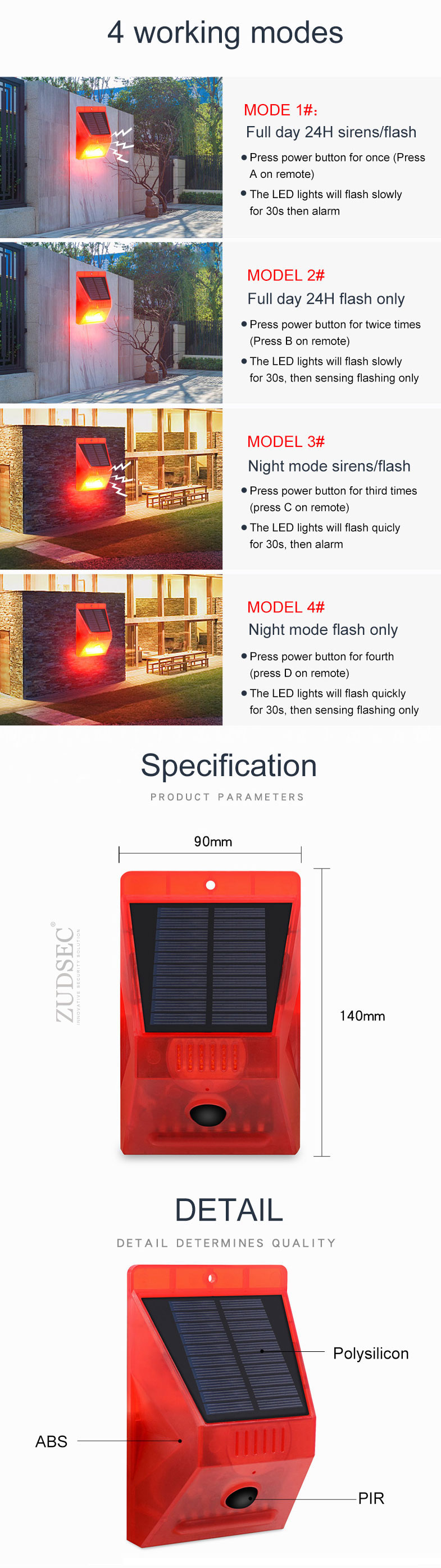 Outdoor Solar-Powered Alarm(图3)