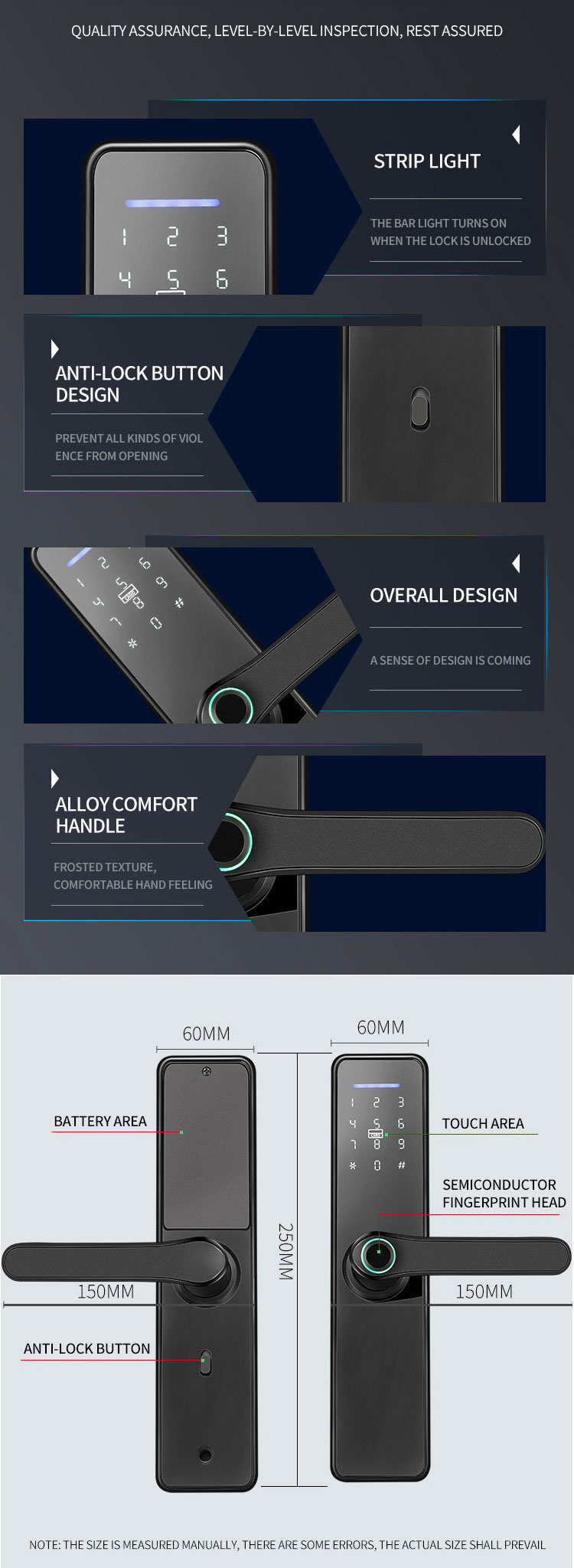 WiFi Fingerprint Door Lock(图3)