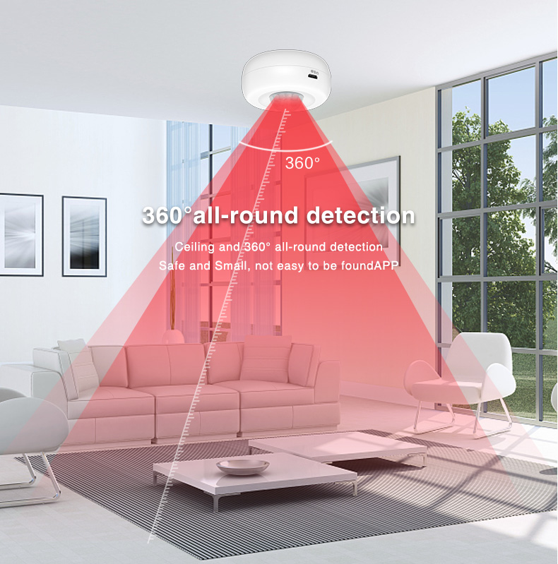 Zigbee Smart Ceilling PIR Sensor(图1)