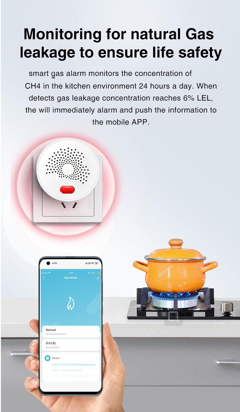 Zigbee  Smart Combustible Gas detector(图2)